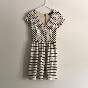 Geometrical striped dress